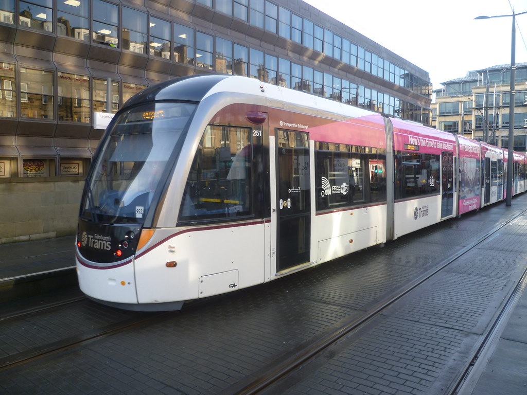Edinburgh 251 at Haymarket, in vinyl wrap, advertising the… Flickr