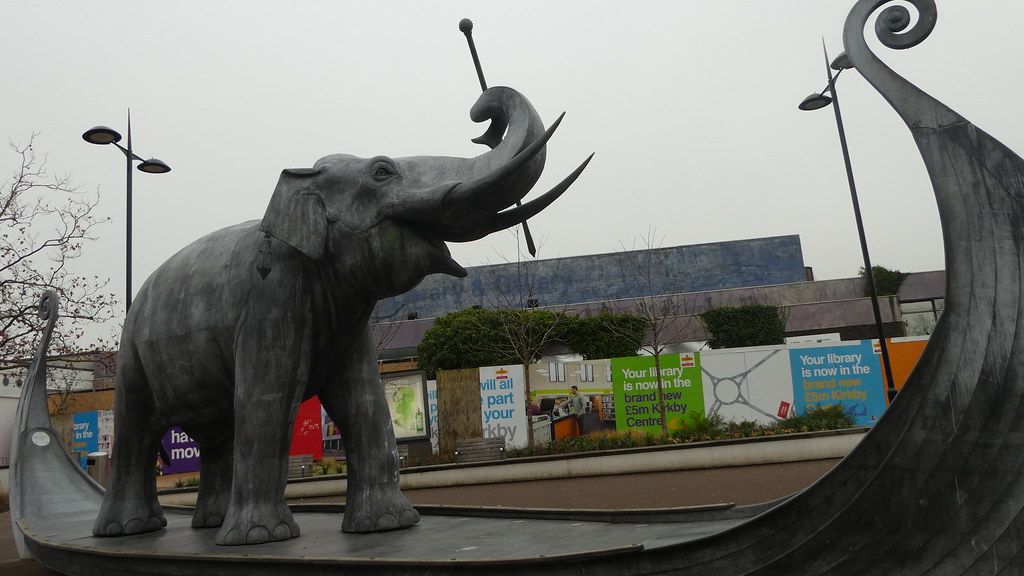 Kirkby Newtown Gardens Edwards Elephant, newly replacing t… Flickr