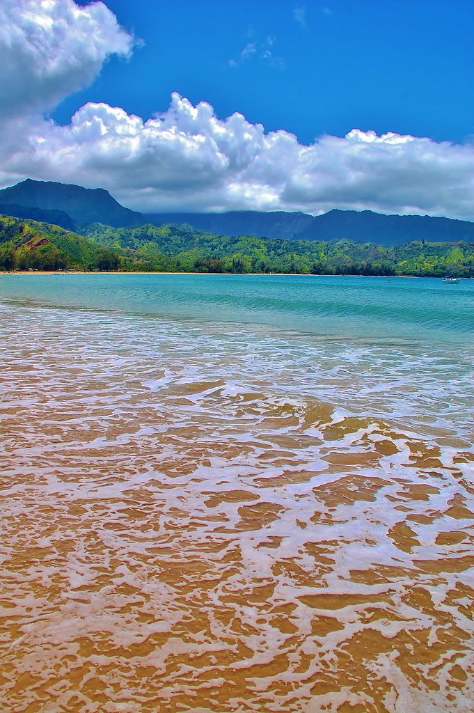 Hanalei Beach Hanalei, Kauai Lynn Koch Flickr