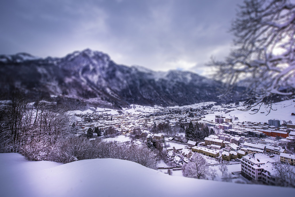 Winter time in Glarus City Switzerland Robert Smrekar Flickr
