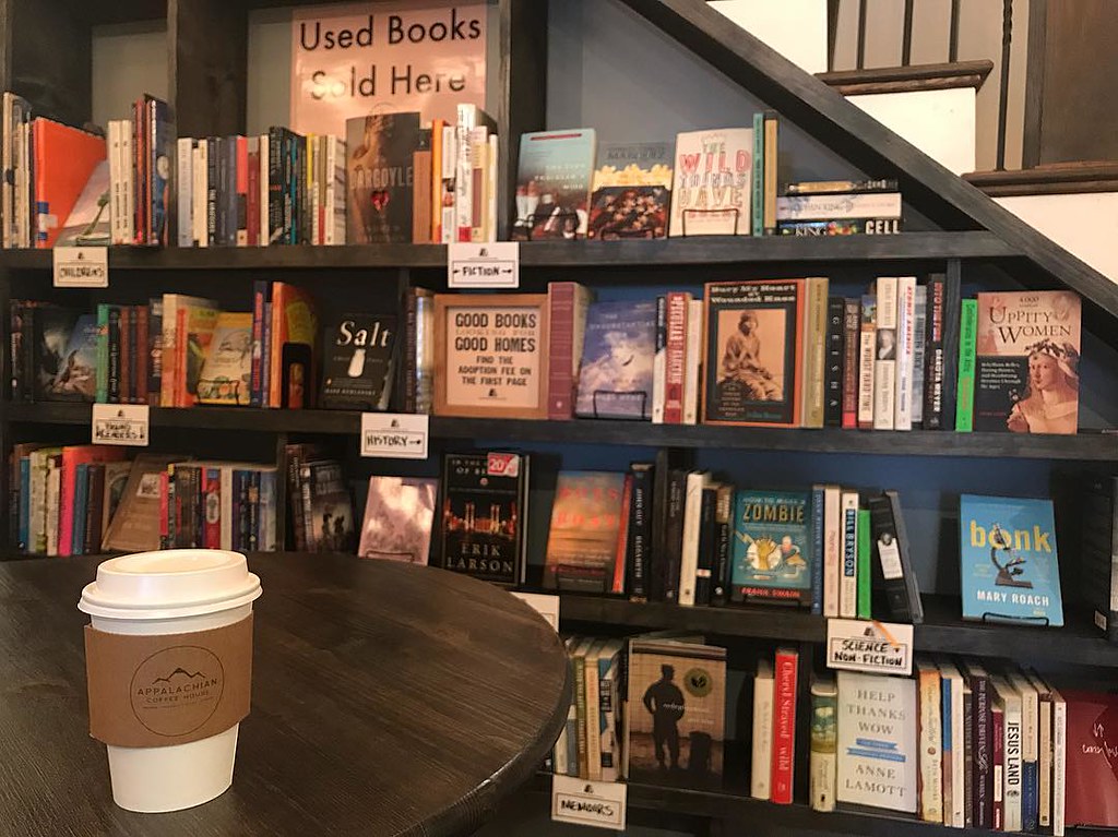 Appalachian Coffee House Mt. Nebo, WV Homeward Bound Books Used