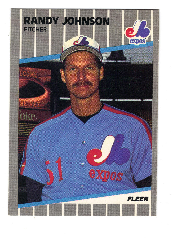 1989 Fleer Randy Johnson Marlboro Variation Catalog Flickr