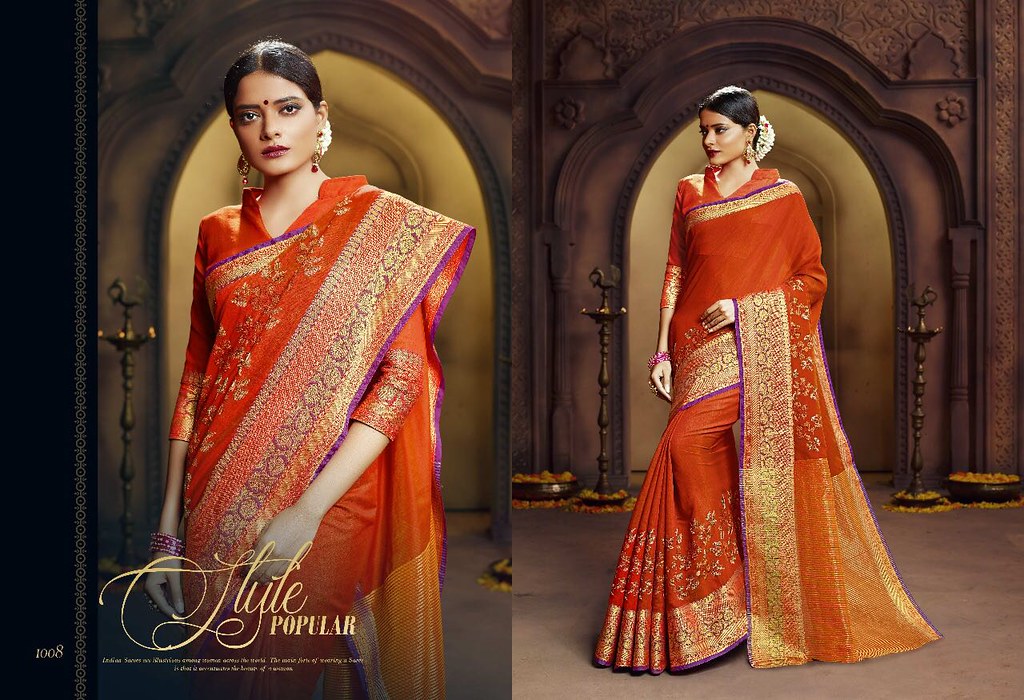 (Avg.Rs.910/+5Gst) Royal Touch Handloom Cotton Saree Collection