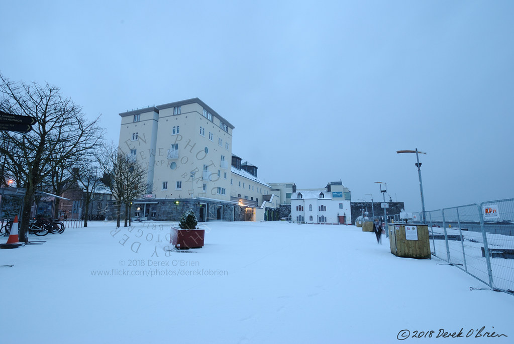Snow on Spanish Parade, Galway 2018 Snow in Galway City at… Flickr