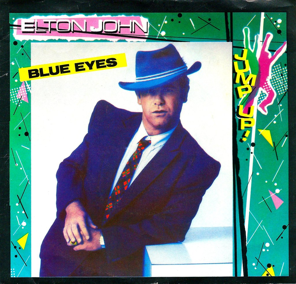 Vintage Vinyl Record Collection Elton John Blue Eyes, … Flickr