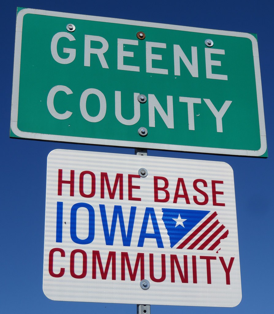 Greene County Sign (Greene County, Iowa) As seen from Iowa… Flickr