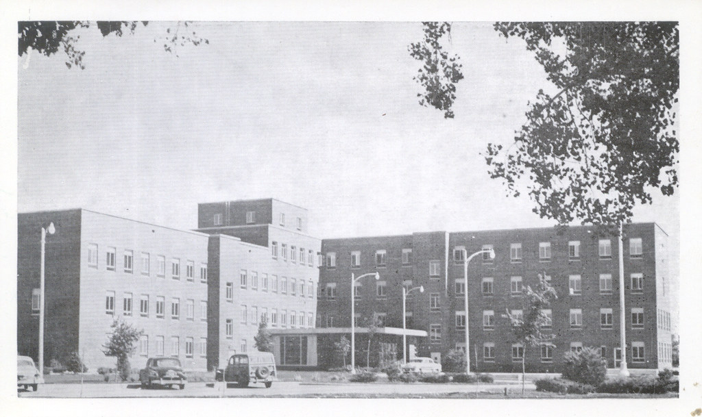 V.A. Hospital, Miles City Postcard (Front) Miles City V.A.… Flickr