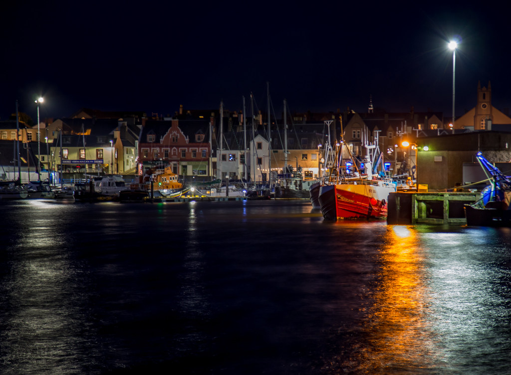 The lights of Stornoway Harbour Impact Imagz Flickr