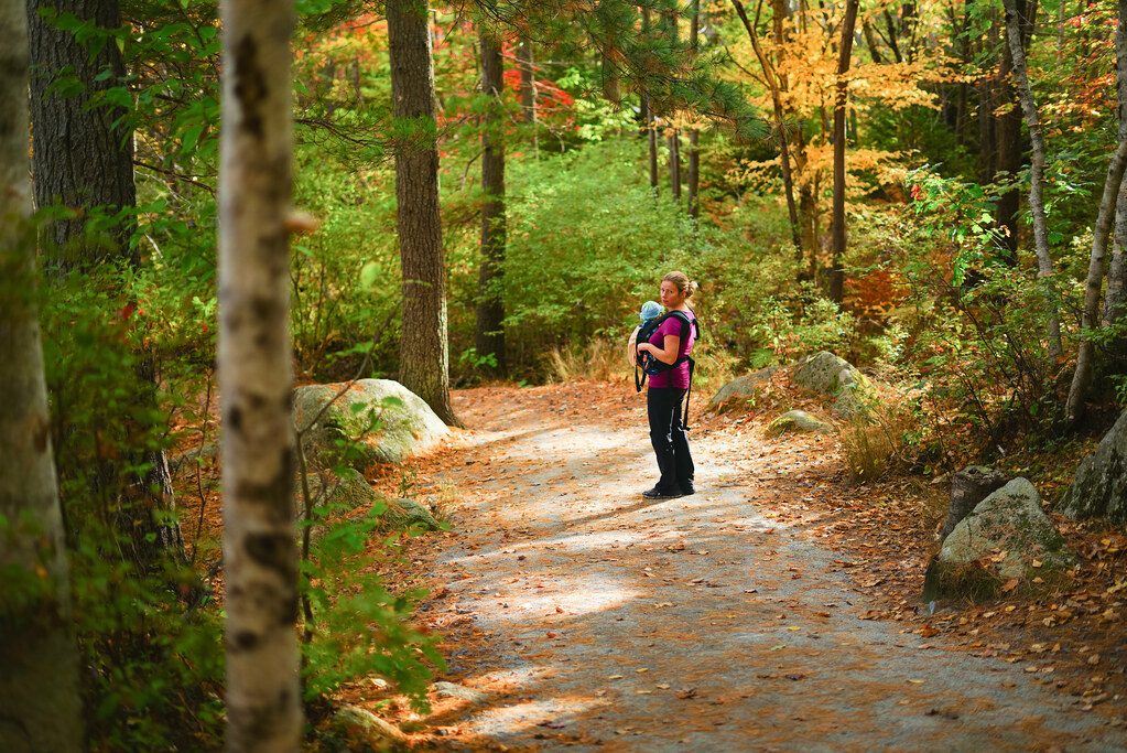 Frog Pond Amelie and Aven on the Frog Pond trail with fall… Flickr