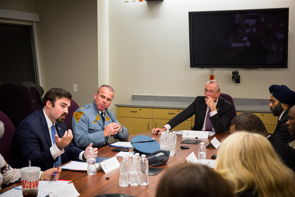 Governor Phil Murphy convened officials at the New… Flickr