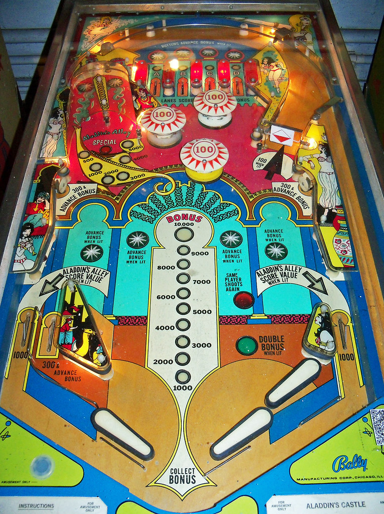 Aladdin's Castle Playfield for the Aladdin's Castle pinbal… Flickr