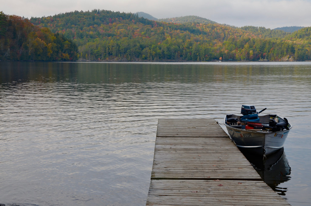 Paradox Lake, NY State, US Small boat on Paradox Lake Flickr