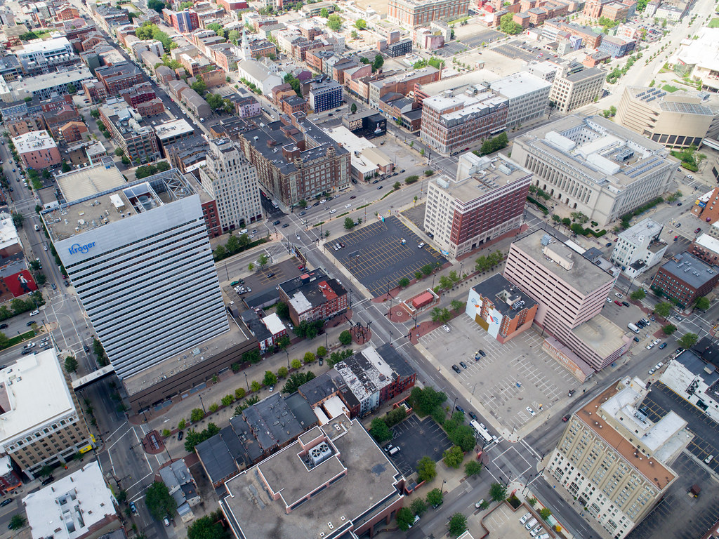 Downtown Cincinnati The parking lot at Central Parkway and… Flickr