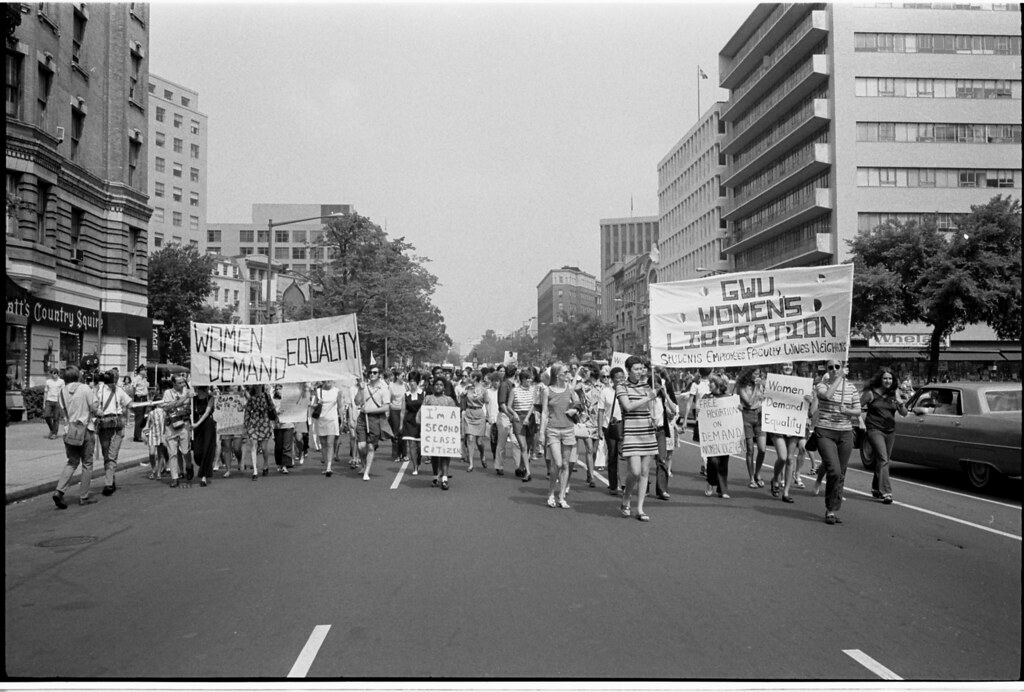 Demonstration for women’s rights 1970 2 The first natio… Flickr