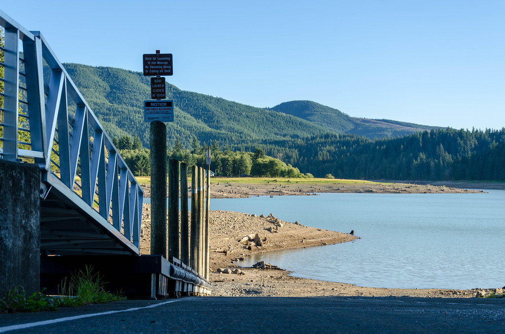 A little low Alder Lake, Washington last week. The lake wa… Flickr