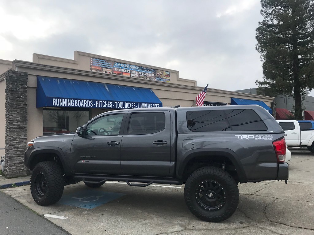 Toyota with an are z series camper shell mobile living Flickr