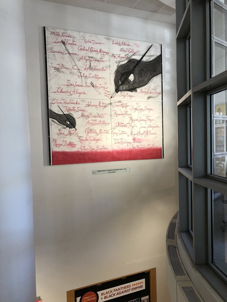 At the Library Wall art at San Francisco Public Library, a… Flickr