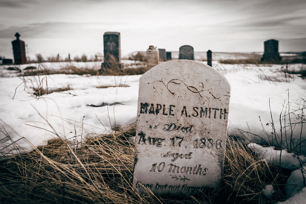 Grim Old Times Lafollette Cemetery, Almira, Washington. Pedalhead