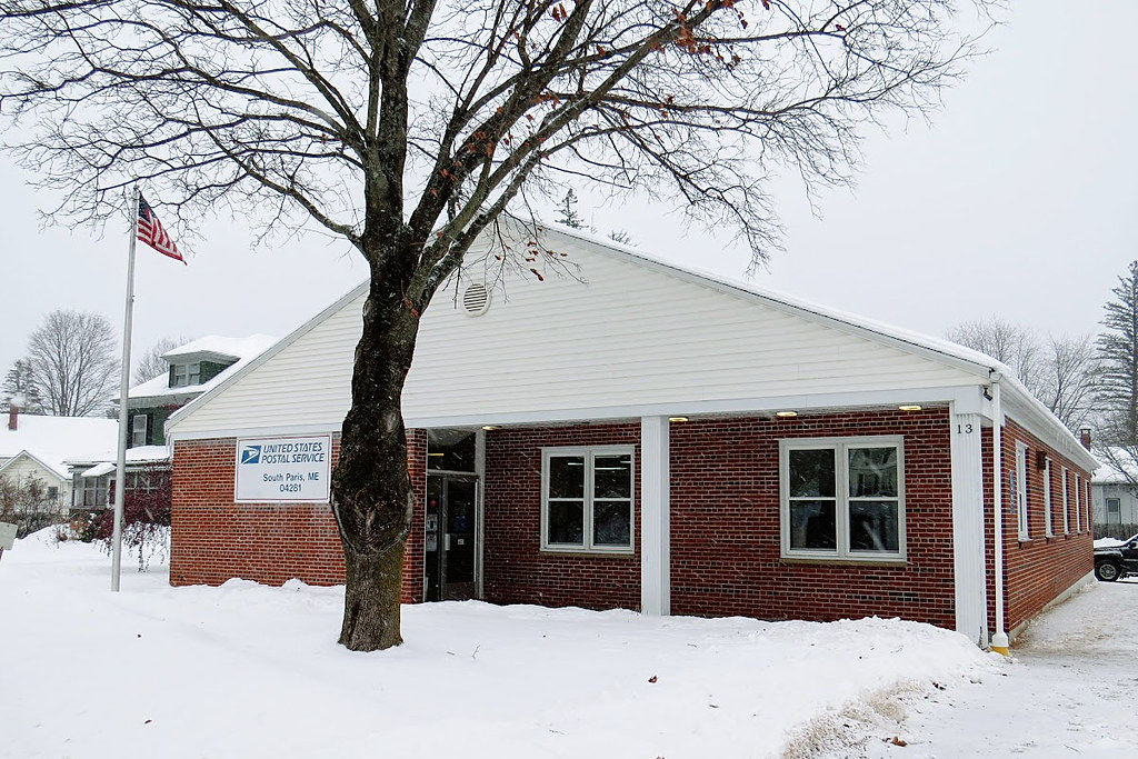 South Paris, ME post office Oxford County. Photo by E Kali… Flickr