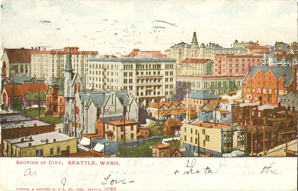 Downtown Seattle, 1906 Postcard collection (Record Series … Flickr