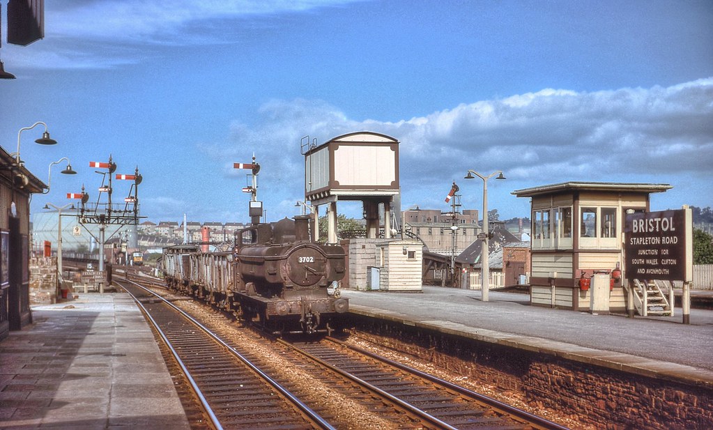 3702 on freight through Stapleton Road Bristol Sept 1963 b… Flickr