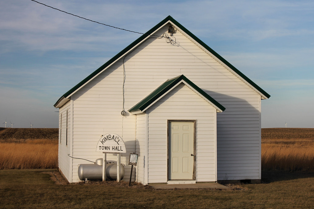 Kimball Town Hall rural Bergen, MN Tom McLaughlin Flickr