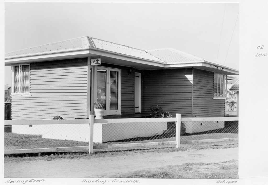 Housing Commission dwelling, Graceville, Brisbane, 1955 Flickr