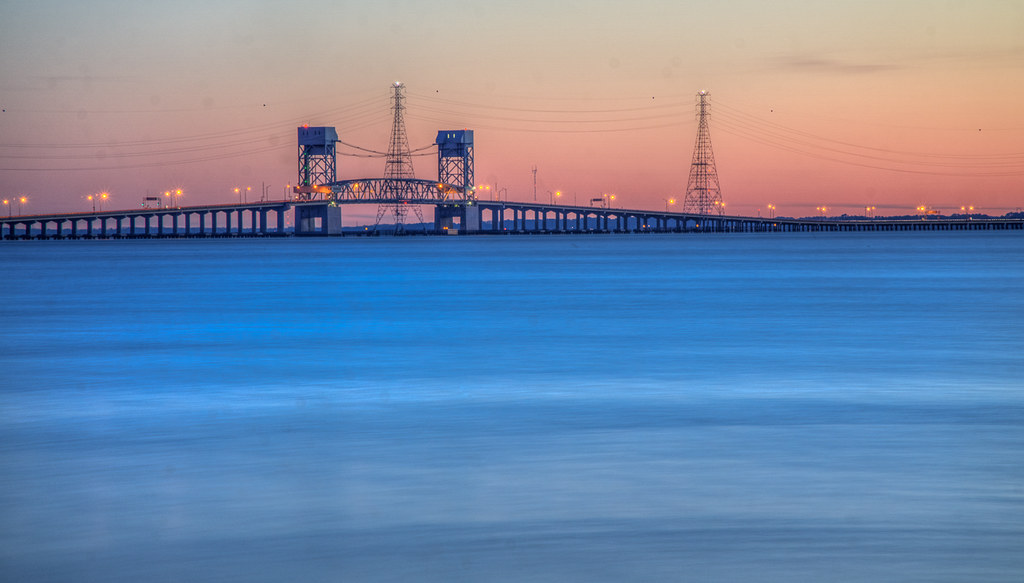 James River Bridge at Dusk. 26591 Newport News, VA Five… Flickr