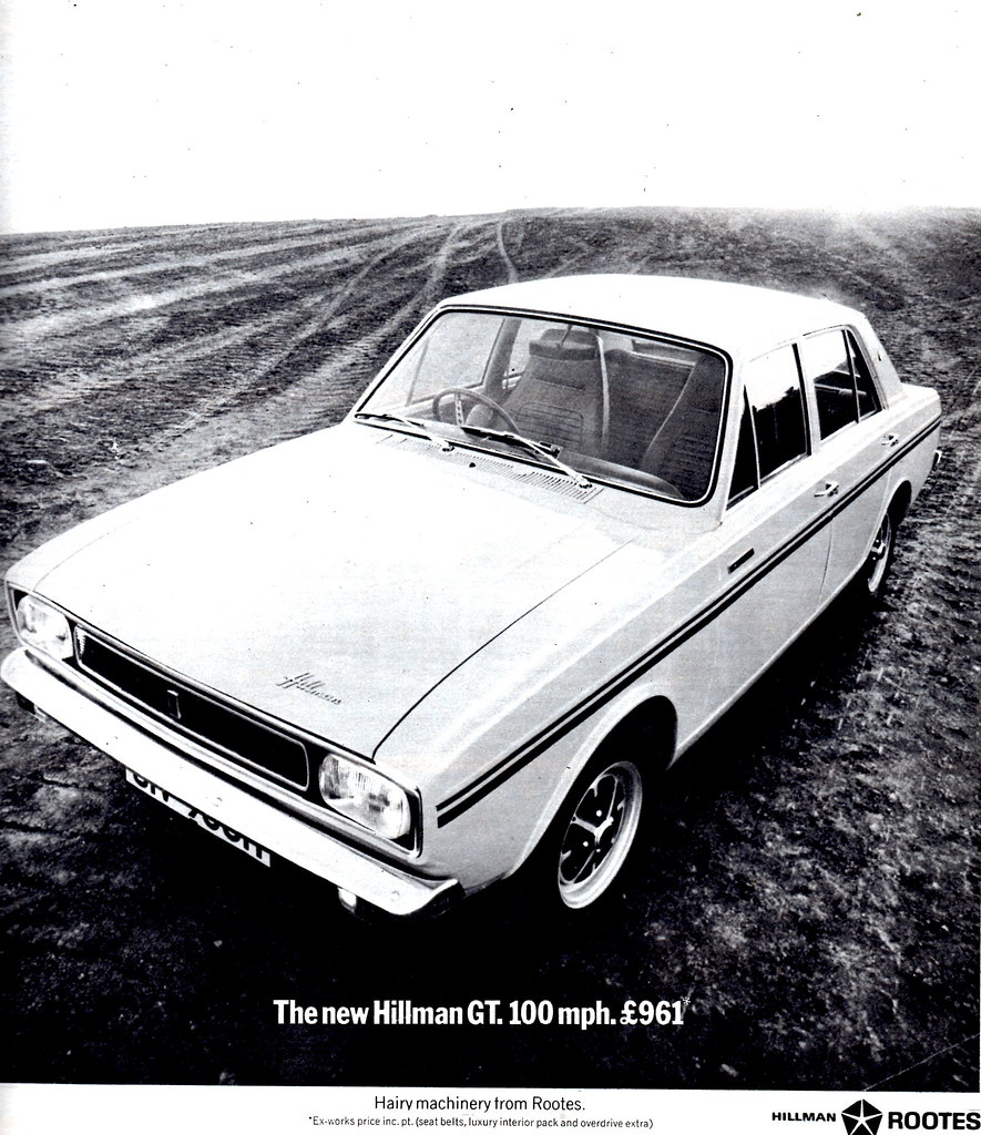 Hillman GT (1969 advert) Period Publicity. Andrew Bone Flickr