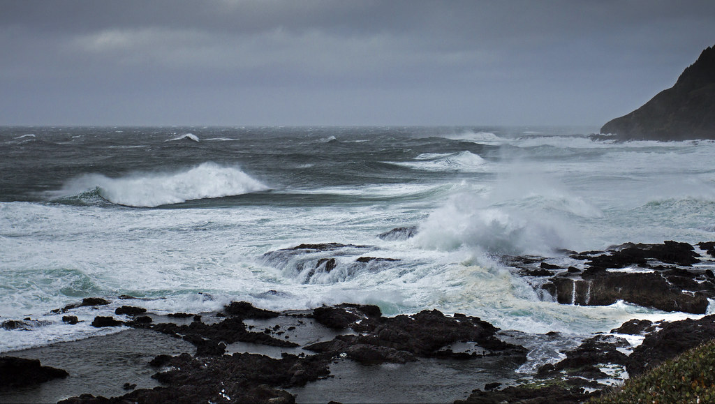 Winter storm Cape Perpetua, Oregon Near Yachats is the Cap… Flickr