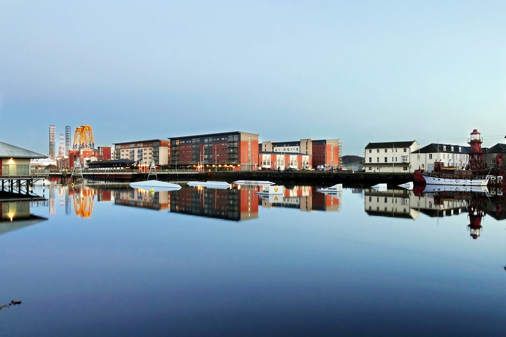 Dundee City Quay The old Docks in Dundee this afternoon eric niven