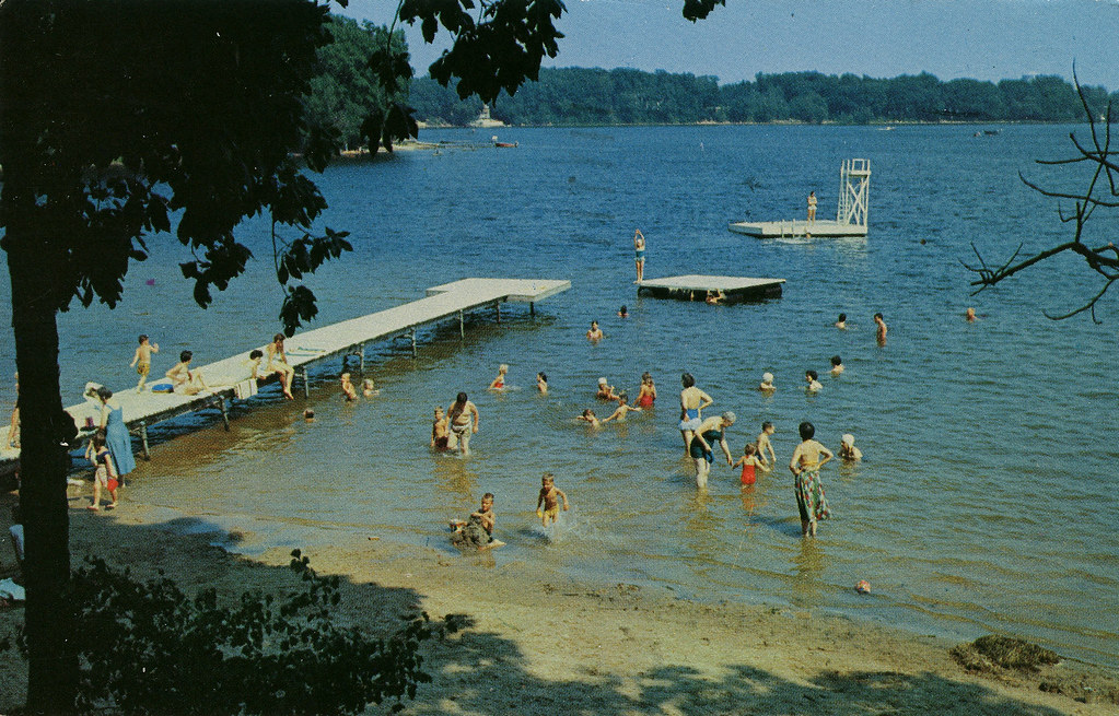 Flint Lake, 1956 Valparaiso, Indiana Date 1956 Source T… Flickr