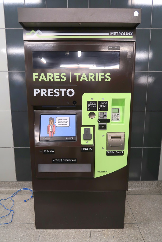 Finch West Station Open House Presto Card vending machine Flickr