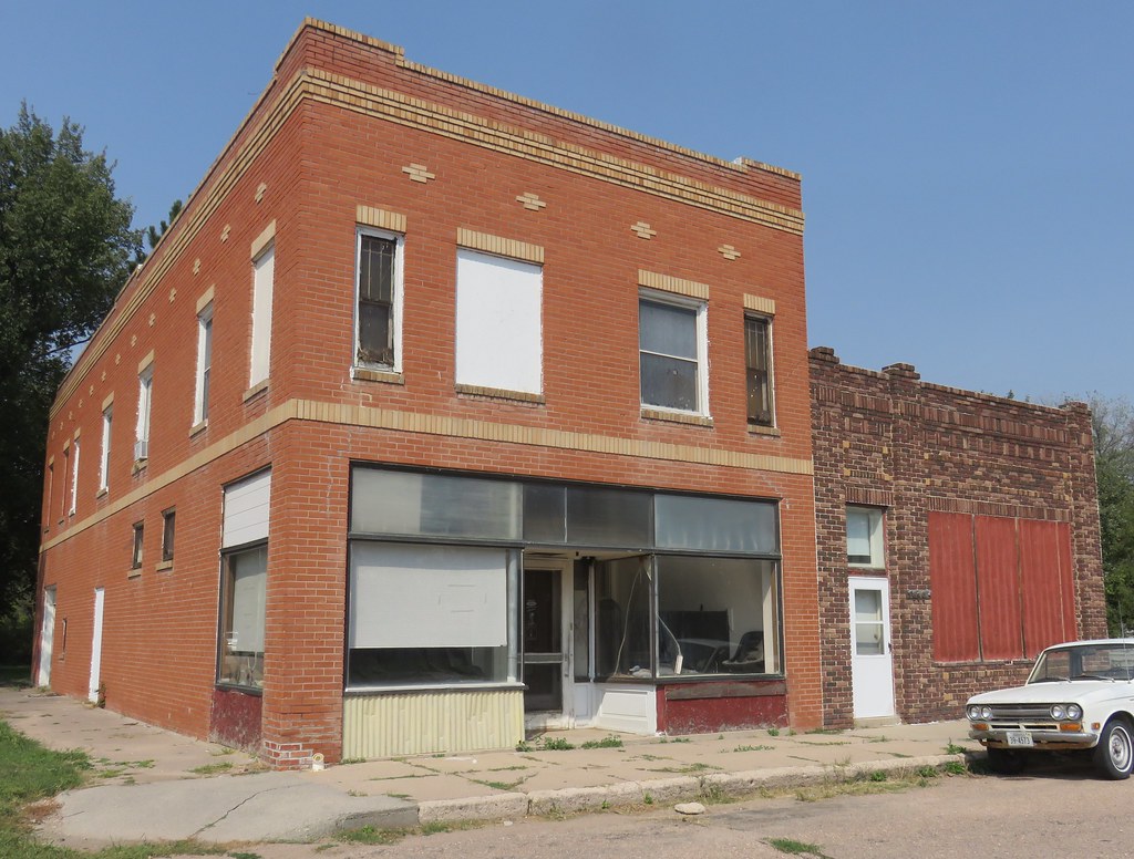 Storefront Building (Gurley, Nebraska) Gurley is a small c… Flickr