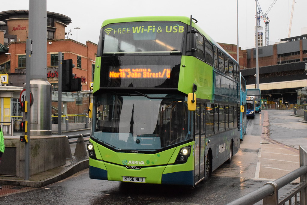 ANW 4816 Queen Square bus station, Liverpool Arriva Nort… Flickr