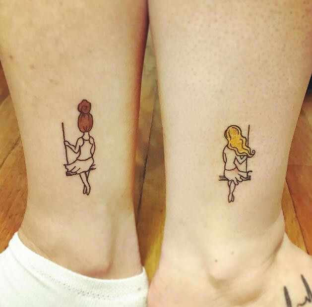 Matching Tattoos | Simple And Cute Matching Tattoos Source: … | Flickr 620_x_629_jpg