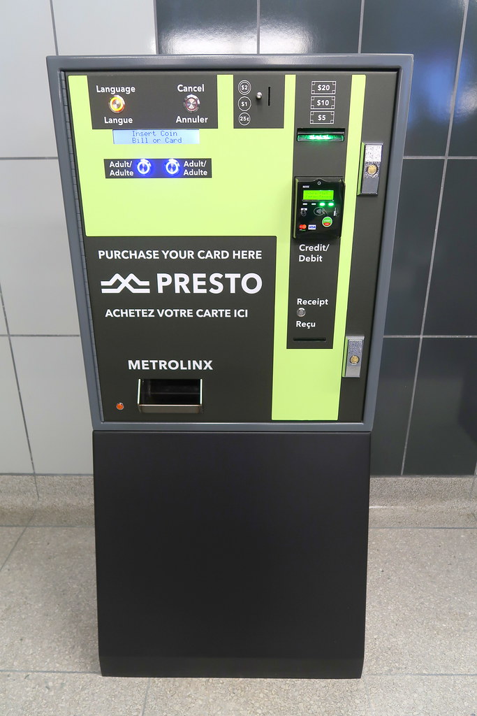 Finch West Station Open House Presto Card vending machine Flickr