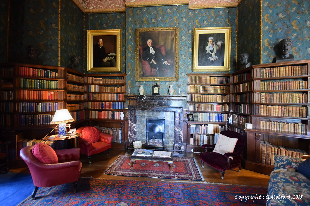 The Library at Dunster Castle Passport to a time gone by..… Flickr
