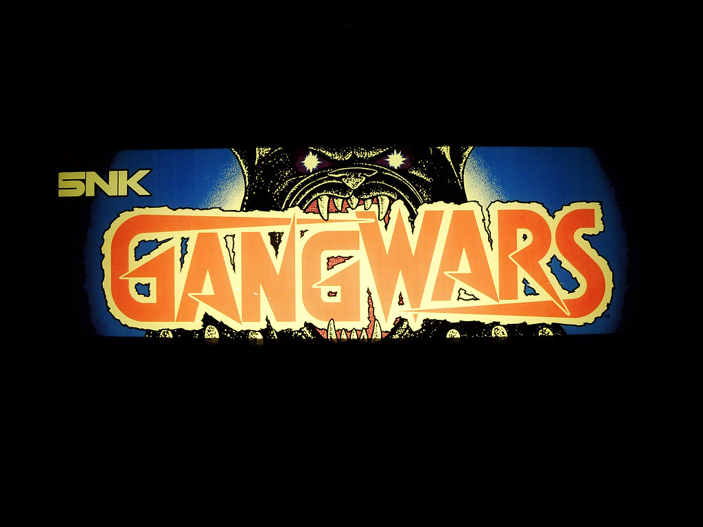 Gang Wars Marquee for Gang Wars video game. (SNK, 1989) Ken Flickr