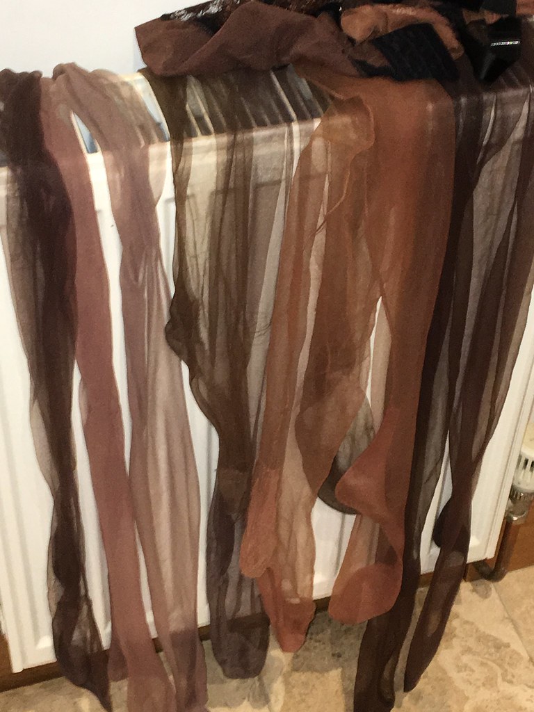 My nylons drying, what’s your favourite shade? harmonypoints Flickr