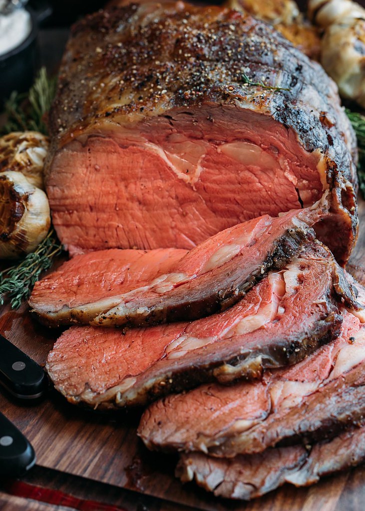 Slow Roasted Prime Rib, Sliced From Slow Roasted Prime Rib… Flickr