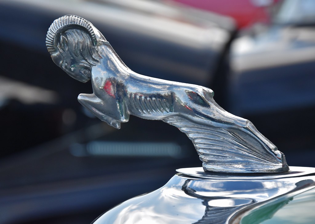 1935 Dodge Truck “Ram” hood ornament Custom_Cab Flickr