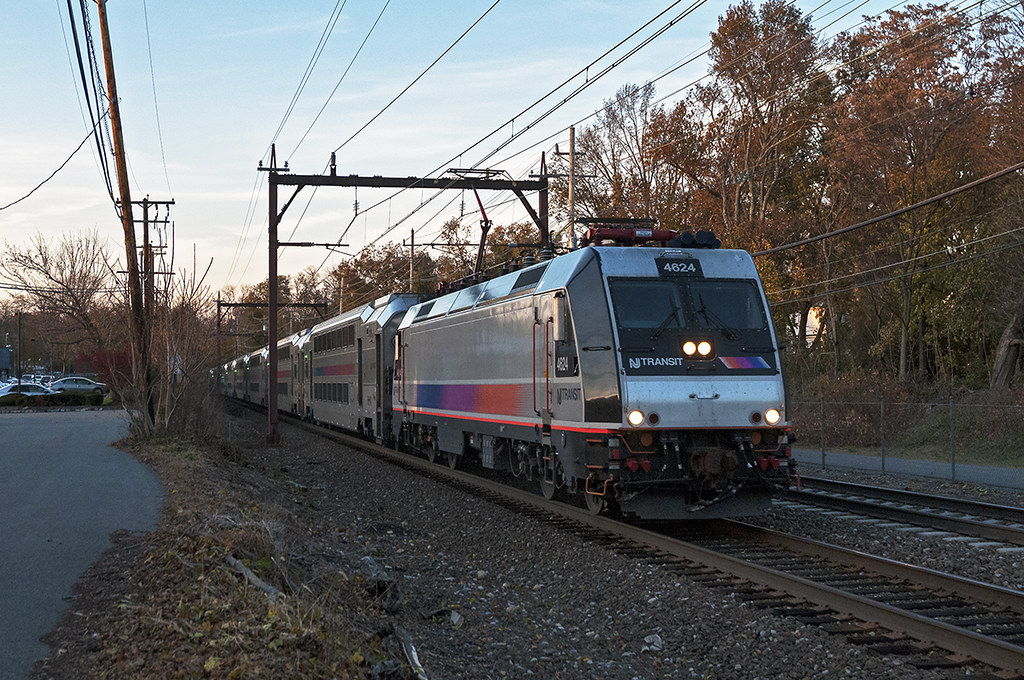 Evening Eastbound An evening Dover to New York local passe… Flickr