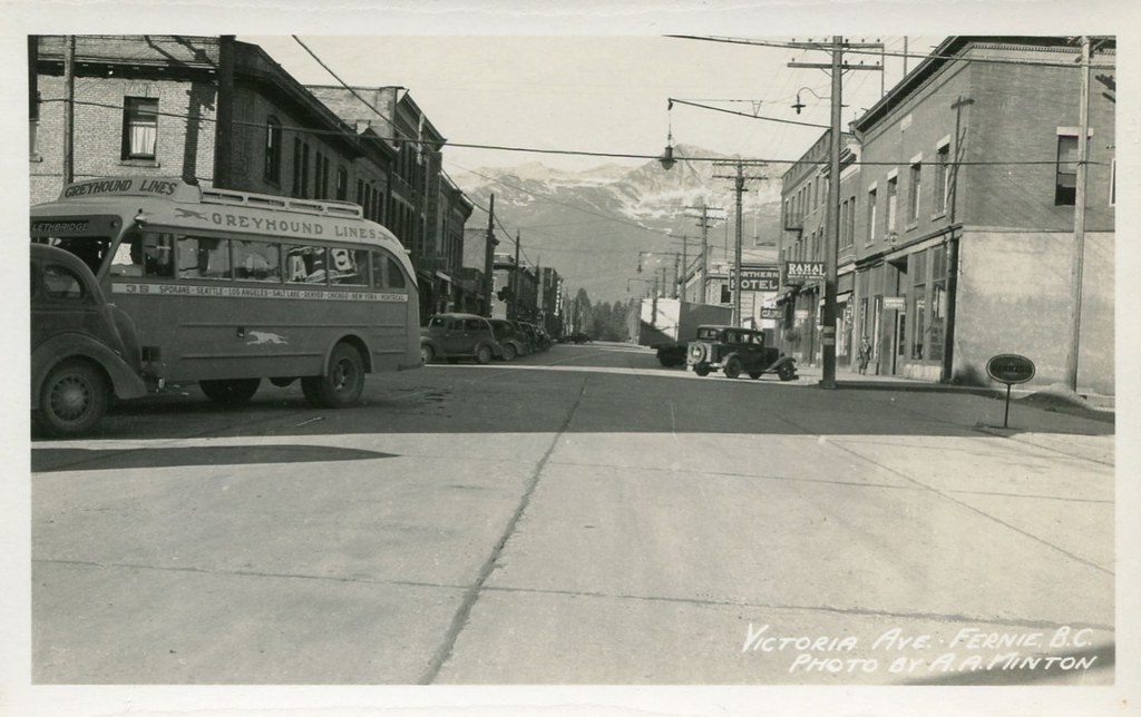 Postcard Fernie, BC, c.1941 "Victoria Ave. Fernie, B.C. P… Flickr