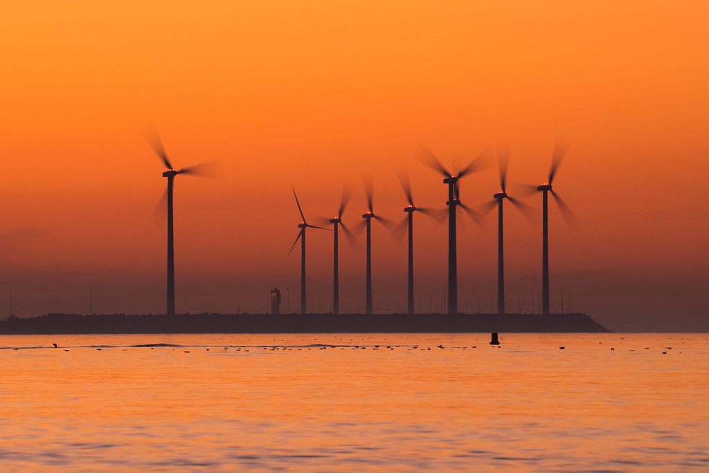 Sunset on Zeebrugge Belgium james sensor Flickr