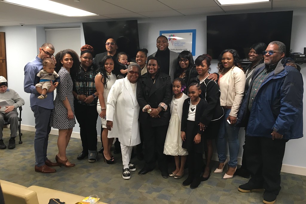 Jay Bromley family at event The wife, son and extended fam… Flickr