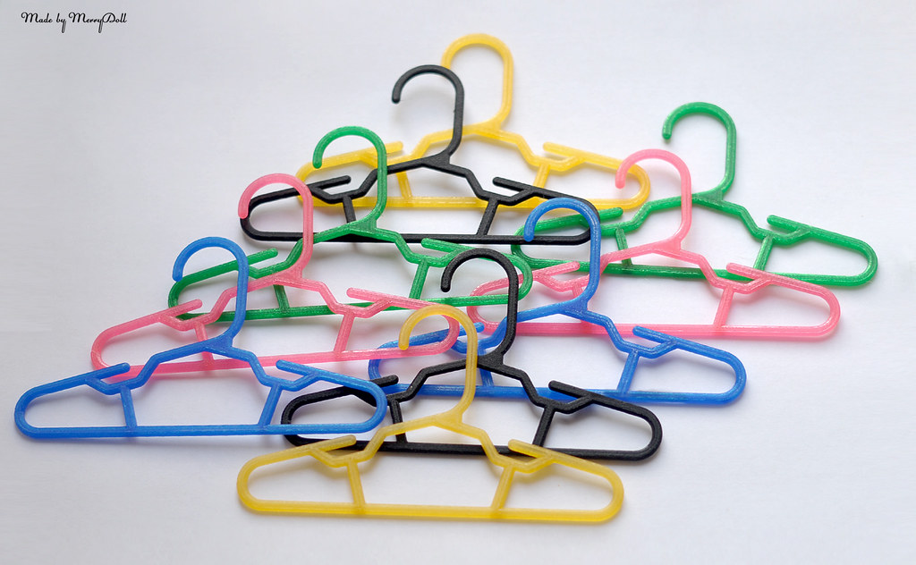 BJD hangers set 10 pieces set of 3d printed hangers for BJ… Flickr