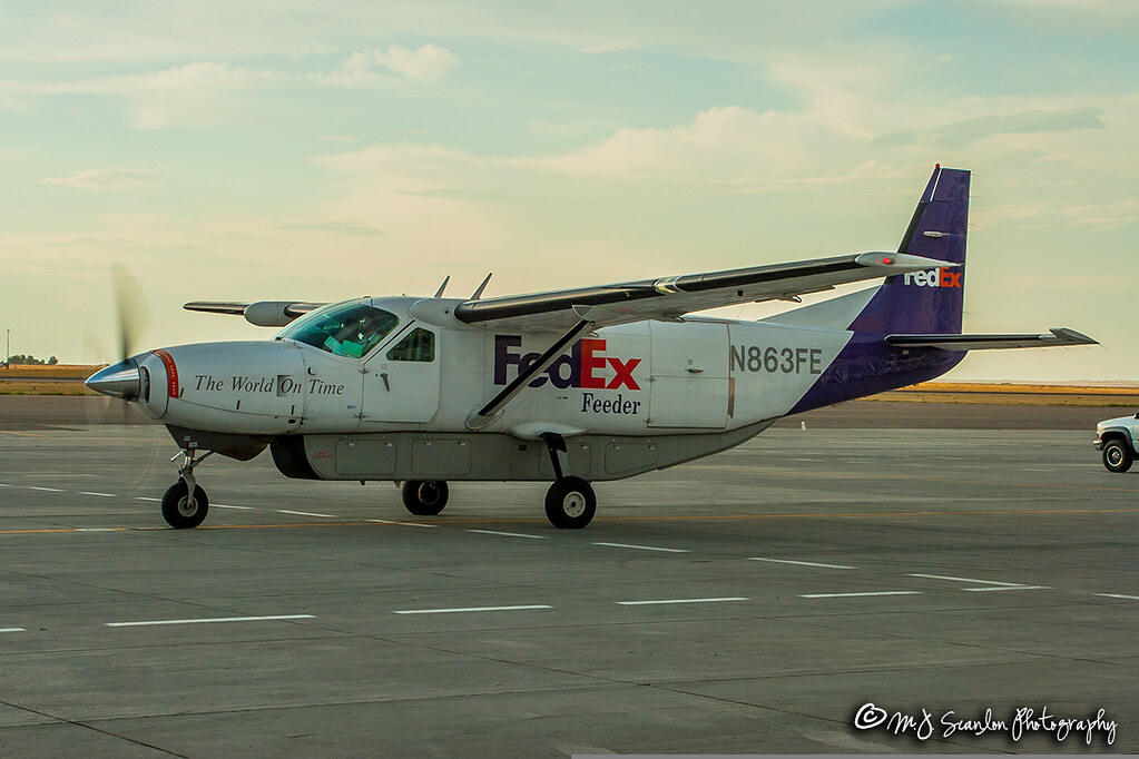 N863FE FedEx Feeder Cessna 208B Super Cargomaster Natr… Flickr