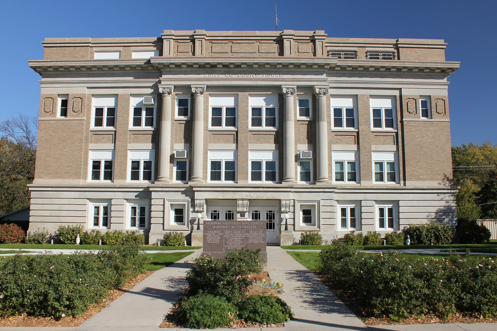 Burt County Courthouse Tekamah, NE Designed in the Beaux… Flickr