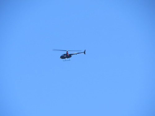 Global One news helicopter flying over Edmonton, Alberta Flickr